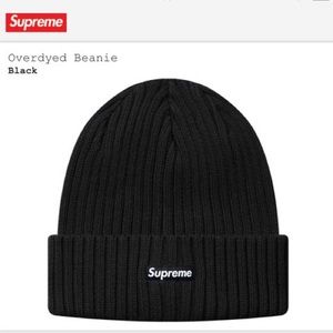 ‼️SOLD‼️Supreme Overdyed Black Beanie